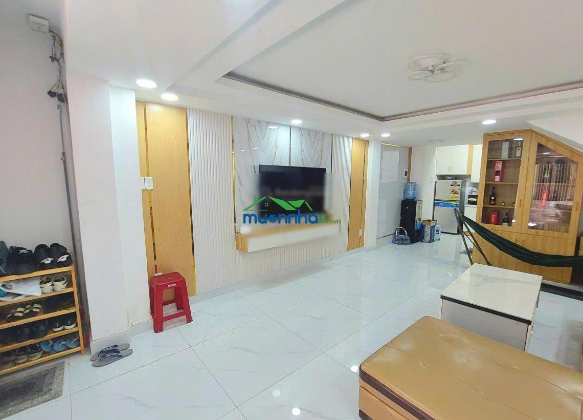Nhà 3 lầu hẻm xe hơi phan văn trị, dt: 4m x 12m, sát mặt tiền - giá: 7,3 tỷ