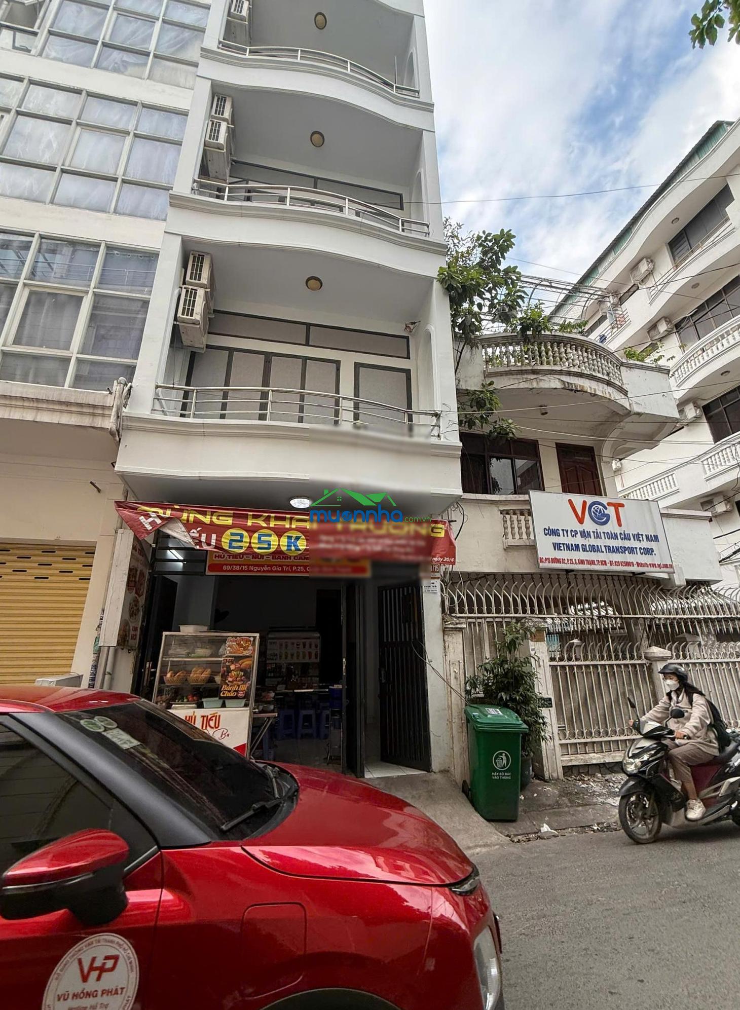Bán nhà hẻm 69 nguyễn gia trí, bình thạnh cạnh hutech, (4x18,5m) 5t 13 phòng khai thác 70tr/th - 2