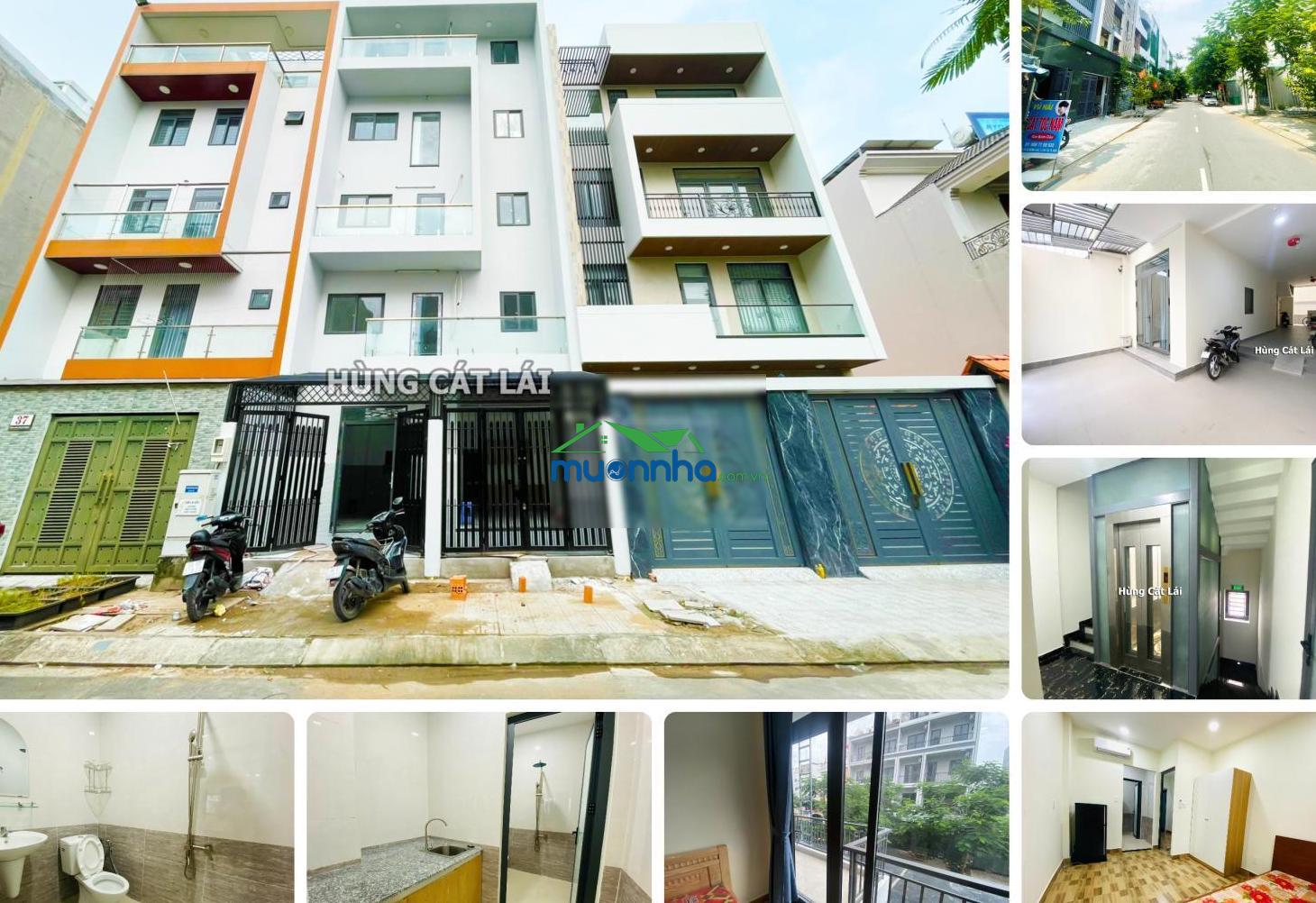 Bán chdv 5 tầng có thang máy tại cát lái - dòng tiền 45tr/tháng - giá chỉ 13.8 tỷ - pccc đầy đủ