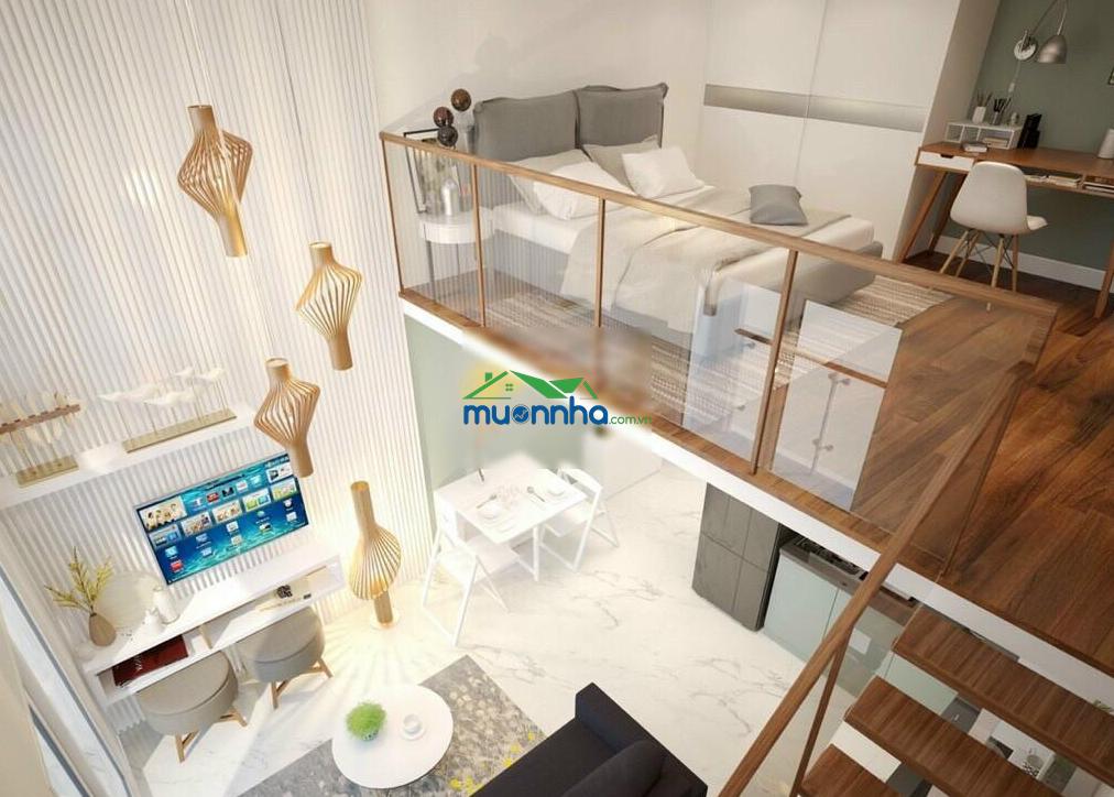 Officetel căn 39,84m2 giá 1tỷ2 thanh toán 70% độ cao trần 5m50 căn hộ mặt tiền tô ngọc vân thủ đức - 2