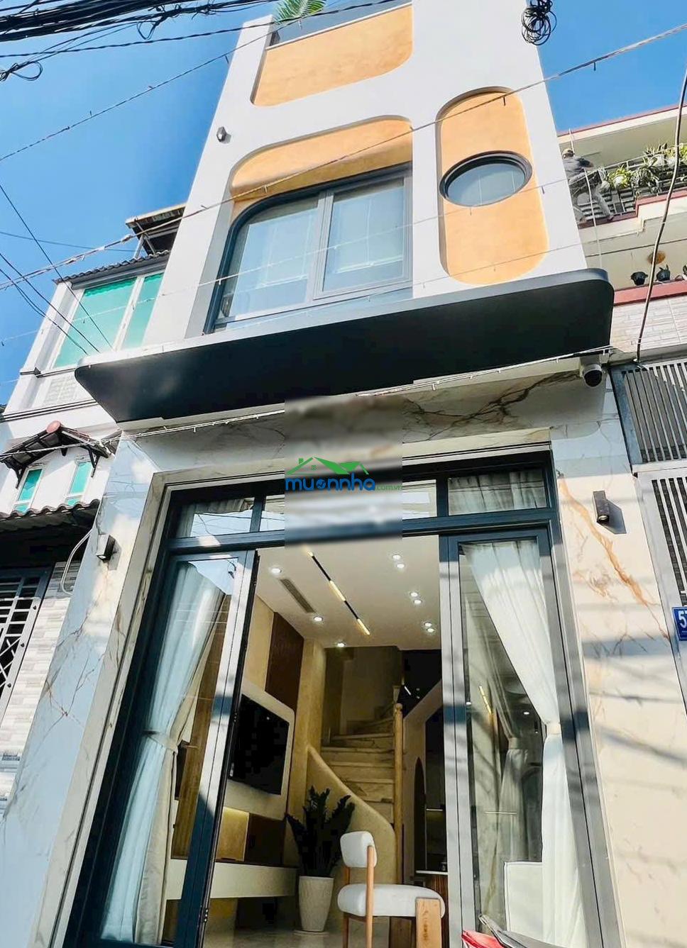 Chủ kẹt bán gấp 1 tỷ 550. nhà bình thạnh 34m2 nơ trang long, p7, bình thạnh. hẻm 4m thông, sổ riêng - 2