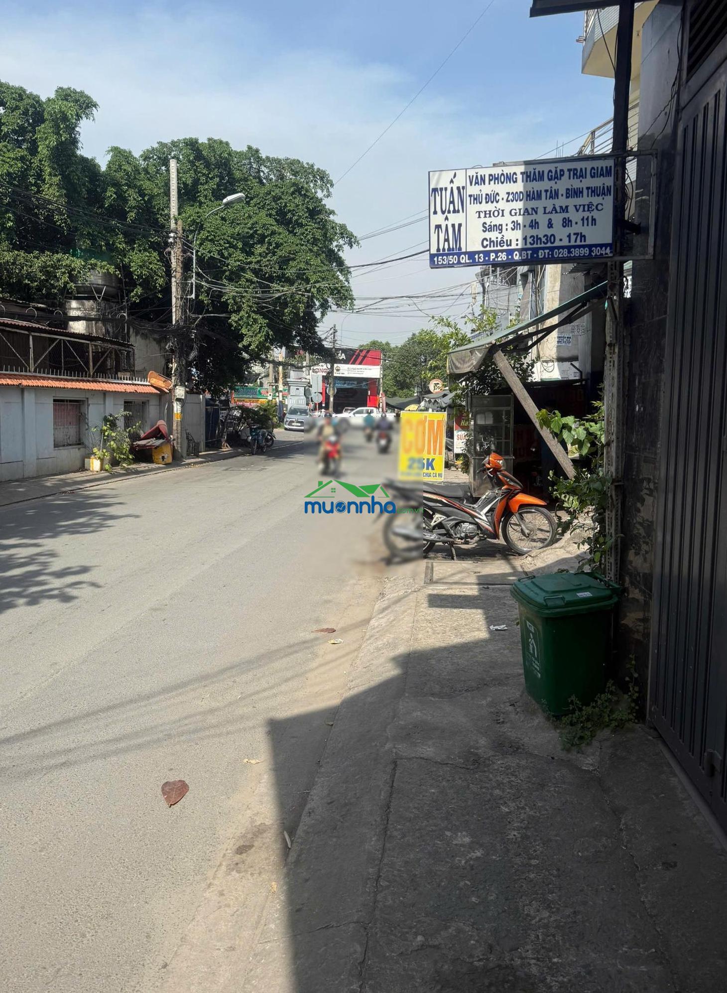 Chính chủ bán đất tặng nhà ở đinh bộ lĩnh (hẻm thông) có 3 - 4 phòng trọ - 2