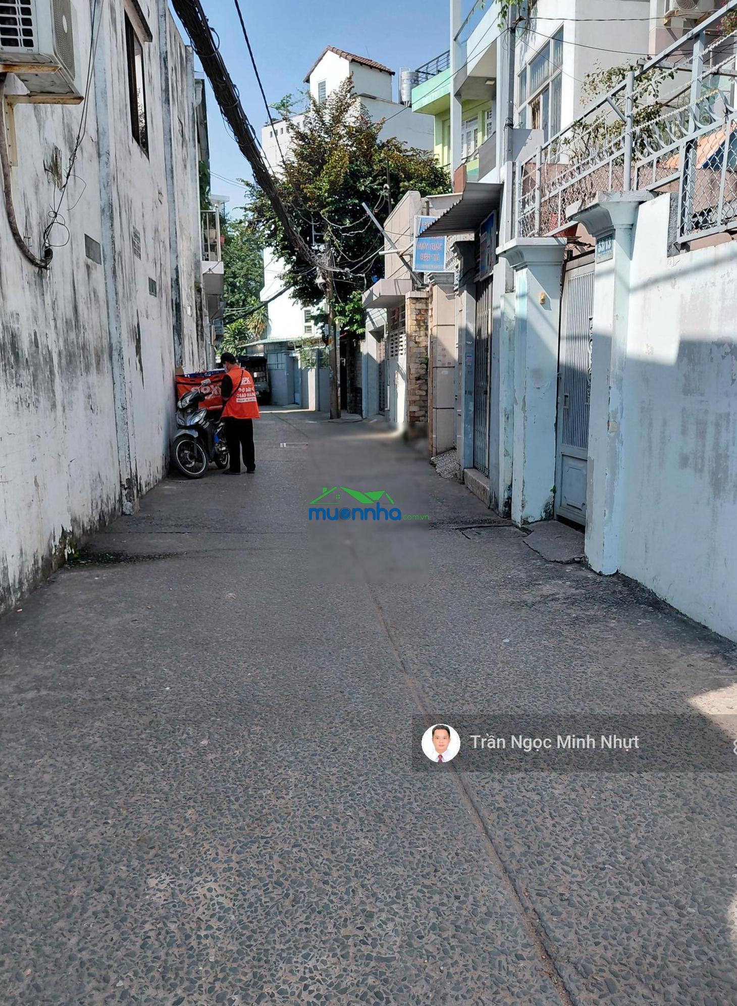 Hẻm xe hơi thông nguyễn văn đậu, bình thạnh - 52,6m2, 2 tầng - nở hậu - 4,7tỷ tl - 2