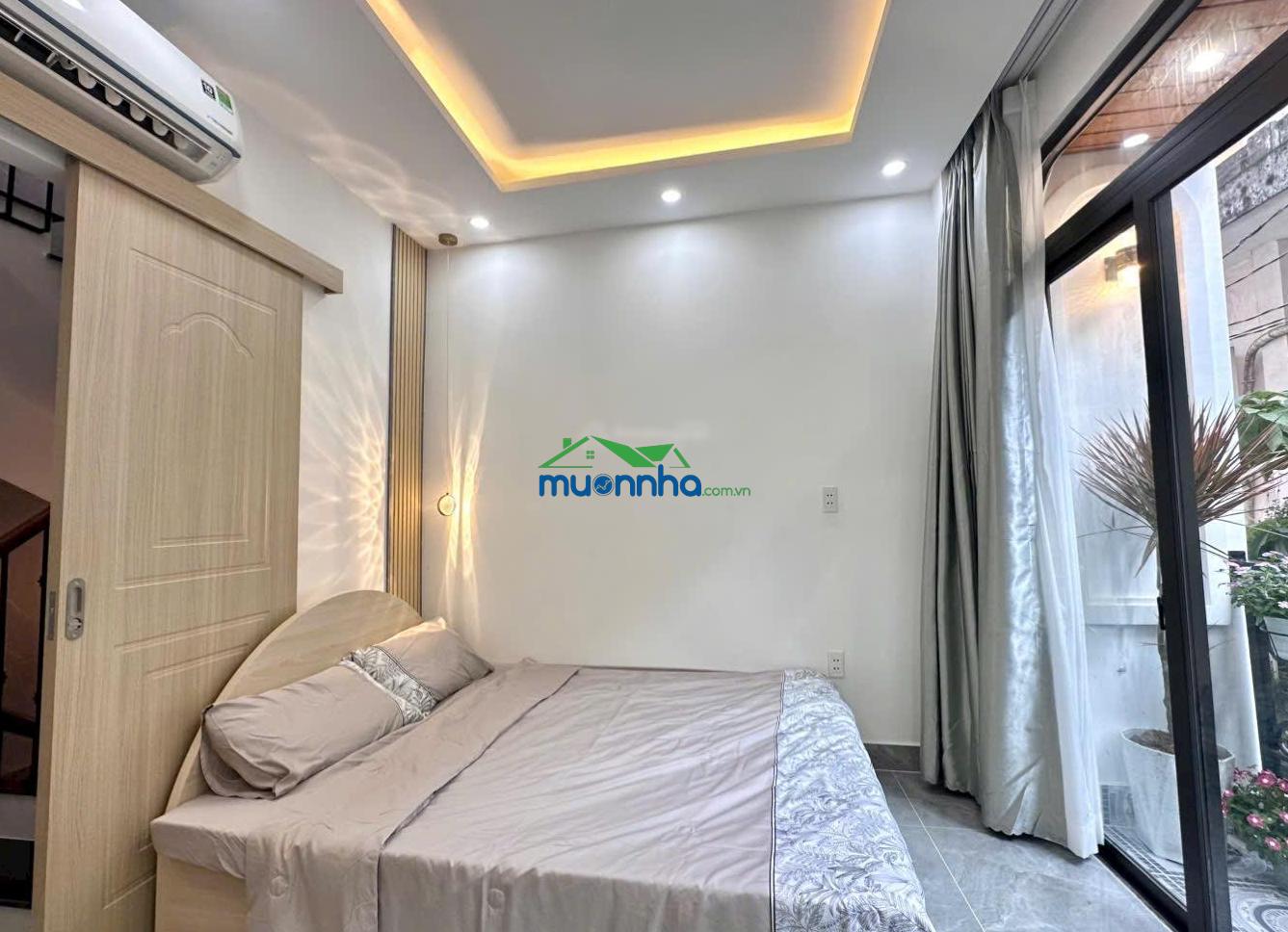 Bình thạnh - chỉ 6 tỷ 300 giảm còn 5,75tỷ tl nhà hẻm 268 nguyễn văn đậu. dt 30,9m2: 3,7m x 8,5m
