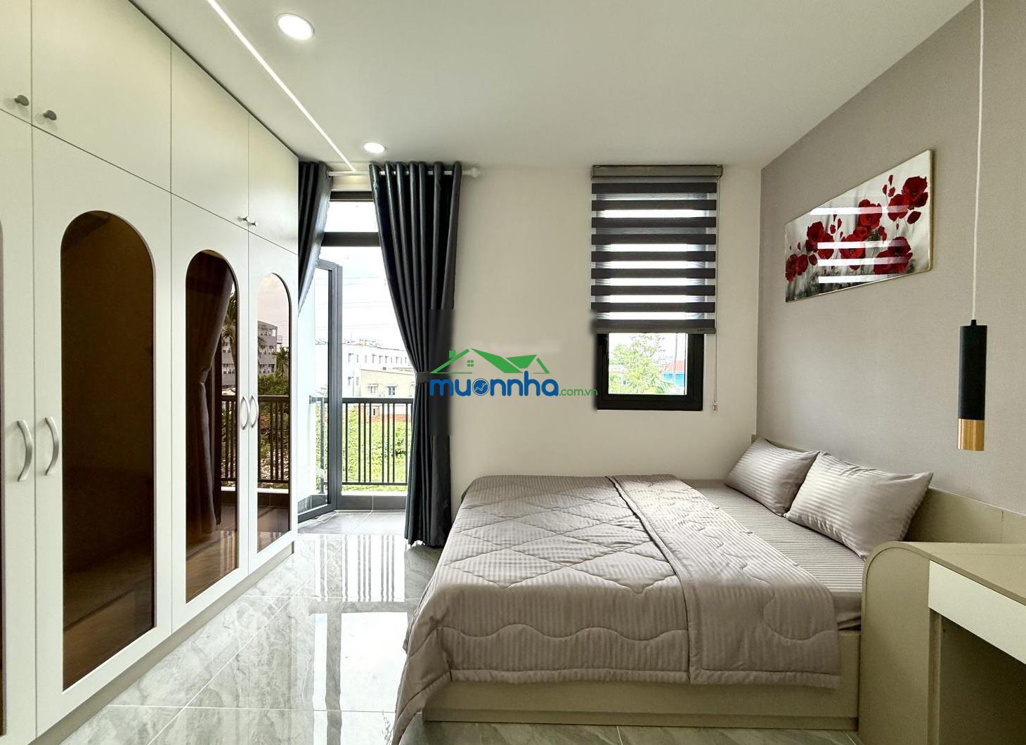 Nhà đối diện công viên, sát bên gò vấp, dt: 4x17m, lửng, 3 lầu, 4pn, p.thờ, gara ô tô, 7,25 tỷ, - 3