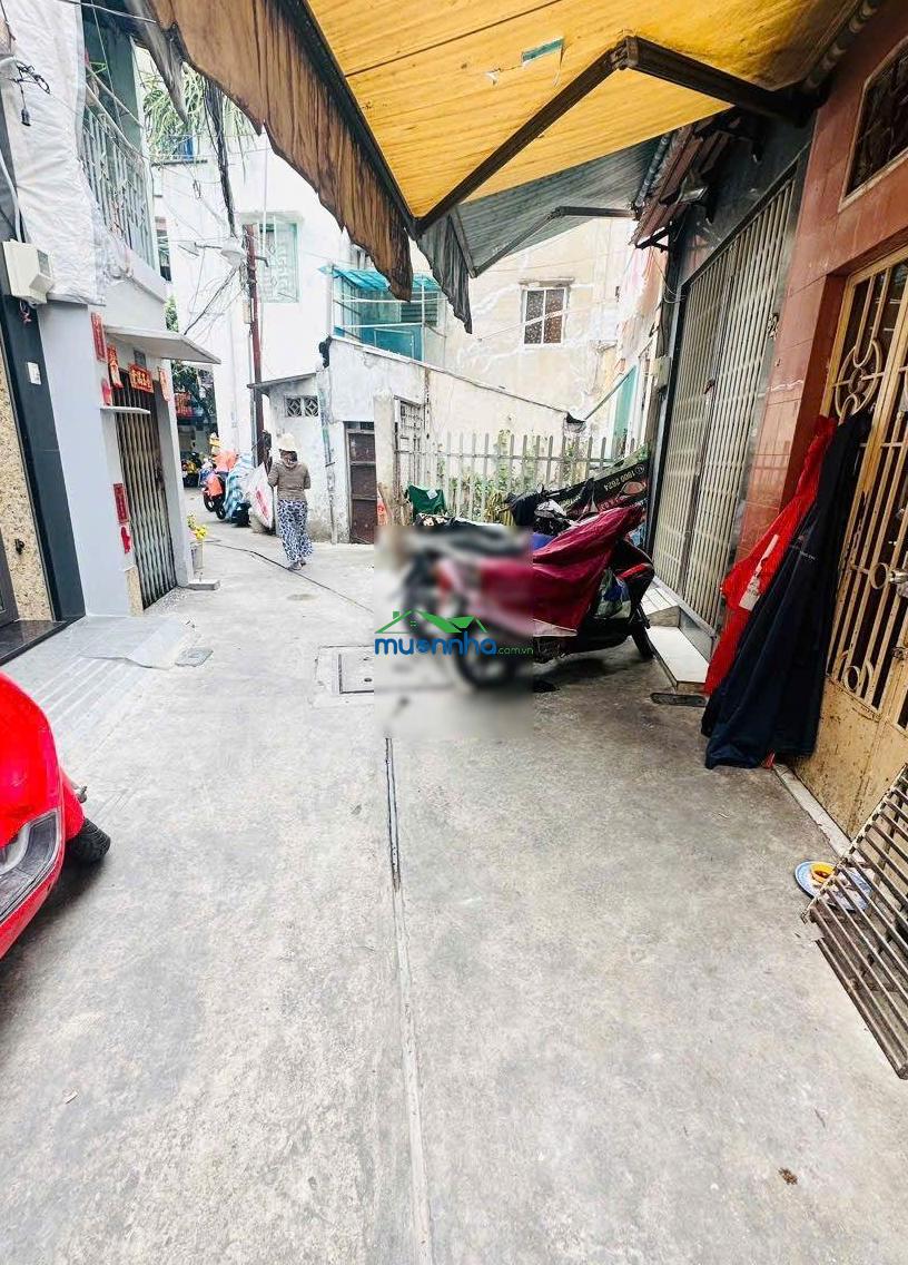 (6,5 tỷ) nhà 1 sẹc, 4 tầng (5 pn), hẻm 4m, giáp quận 1, đường nguyễn thị minh khai. - 2