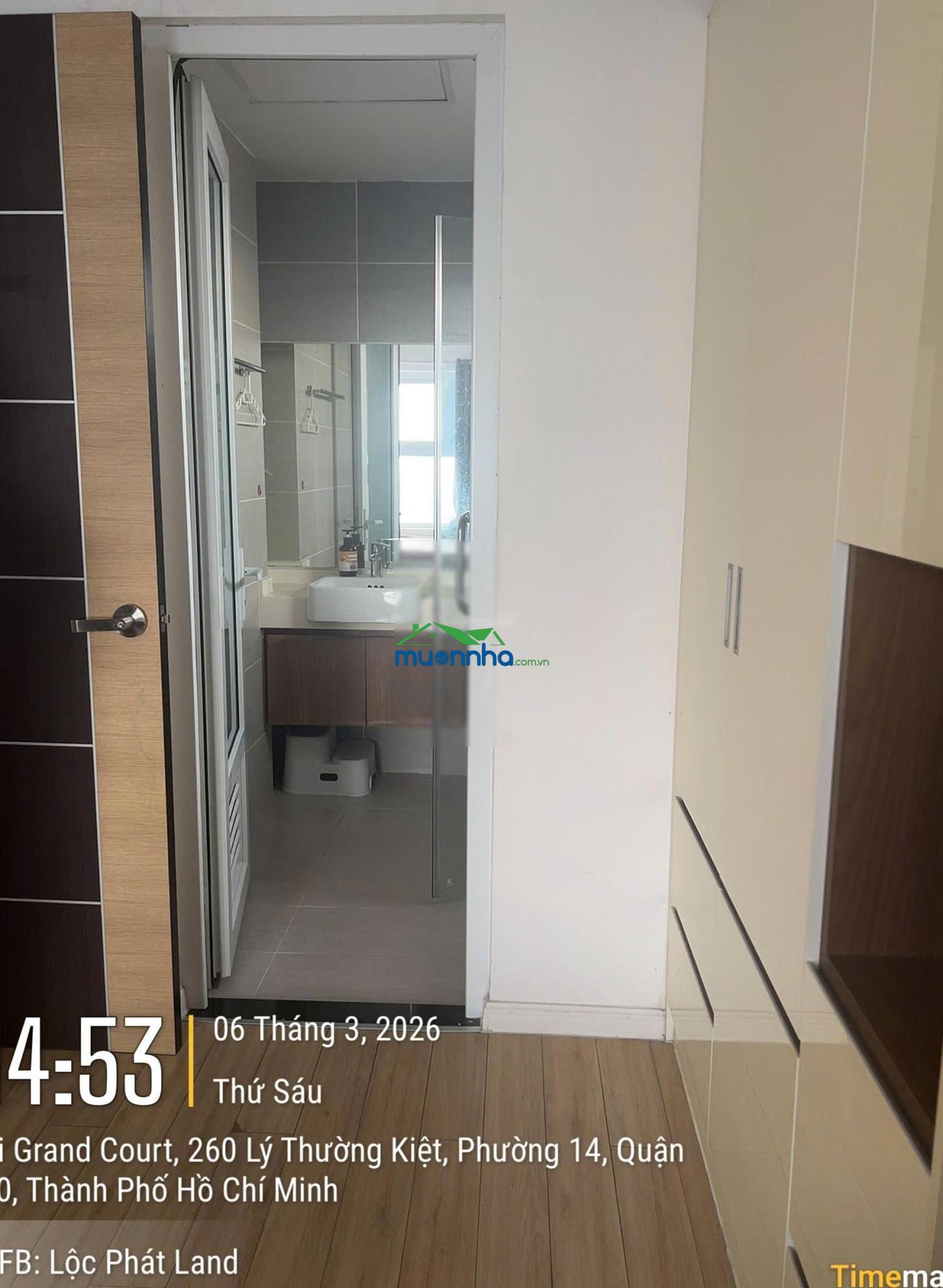 Cho thuê căn hộ xi grand court, 2pn, 2wc, căn góc, full nội thất, giá 16.5 tr/th còn tl, 0908 435 *** - 3