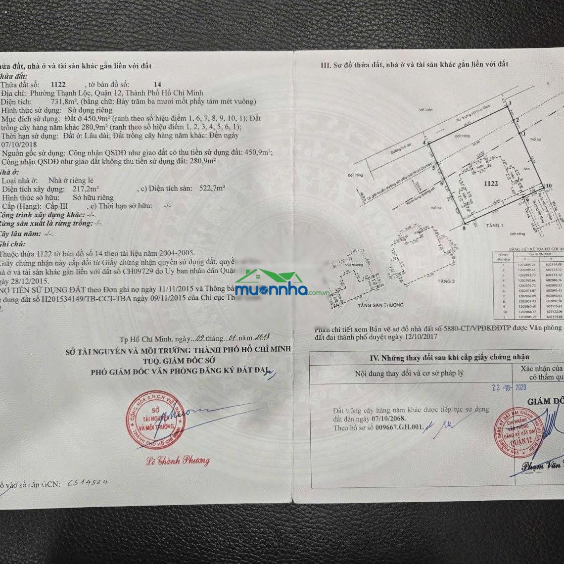 Bán nr 731m2, 5pn, 6wc tại thạnh lộc, an phú đông, q12, giá cực chất 29 tỷ - 3