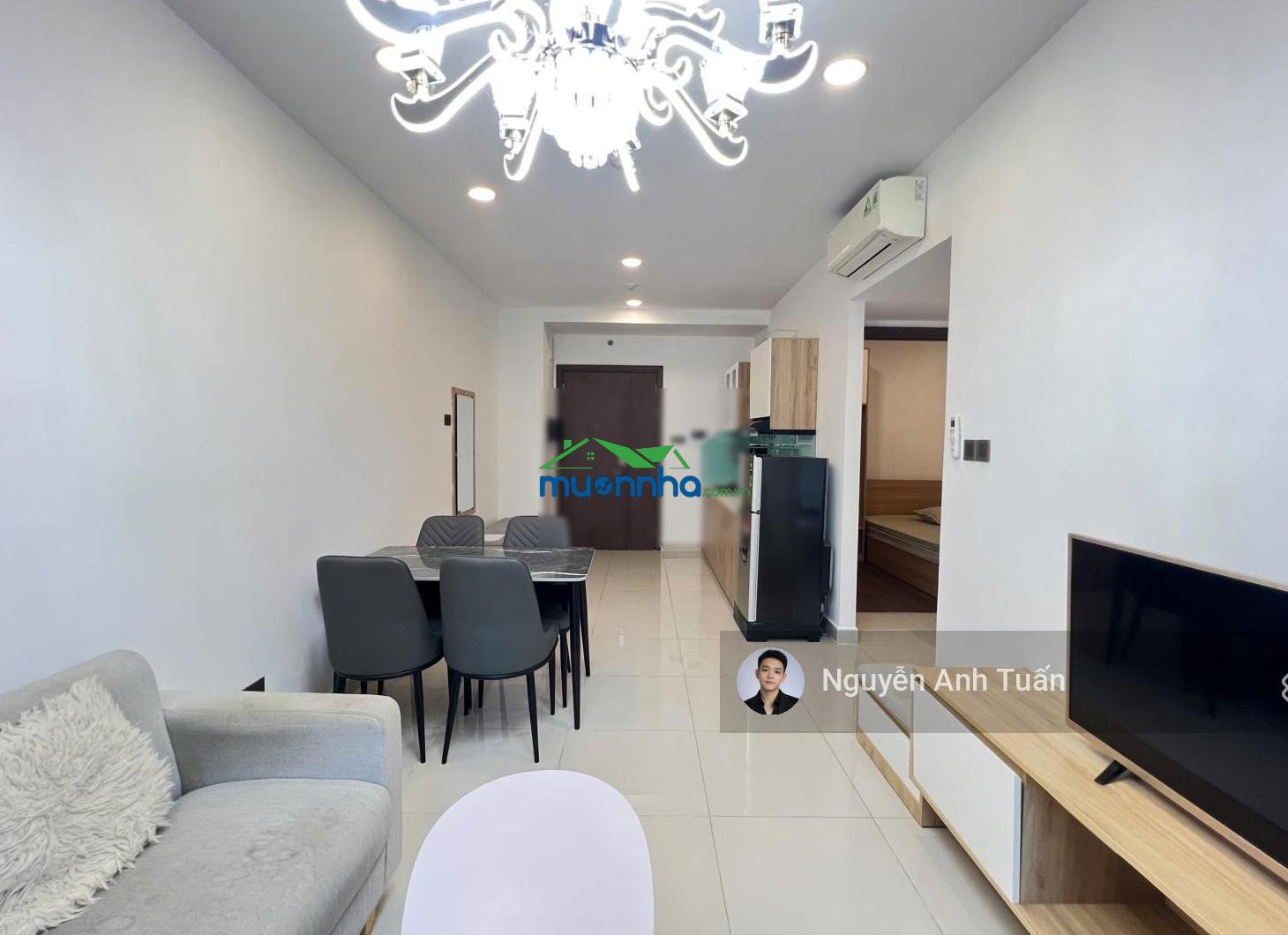 Cho thuê cc 2pn, 1wc, 65m2 tại saigon royal residence chỉ với 18 triệu vnd - tầng cao view thoáng - 4