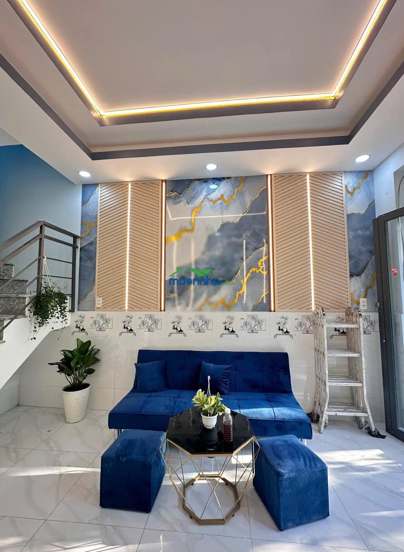 Nhà riêng, 1 trệt 1 lầu 1 lửng ngược, 56m2 tại nguyễn văn bứa, hóc môn - 2
