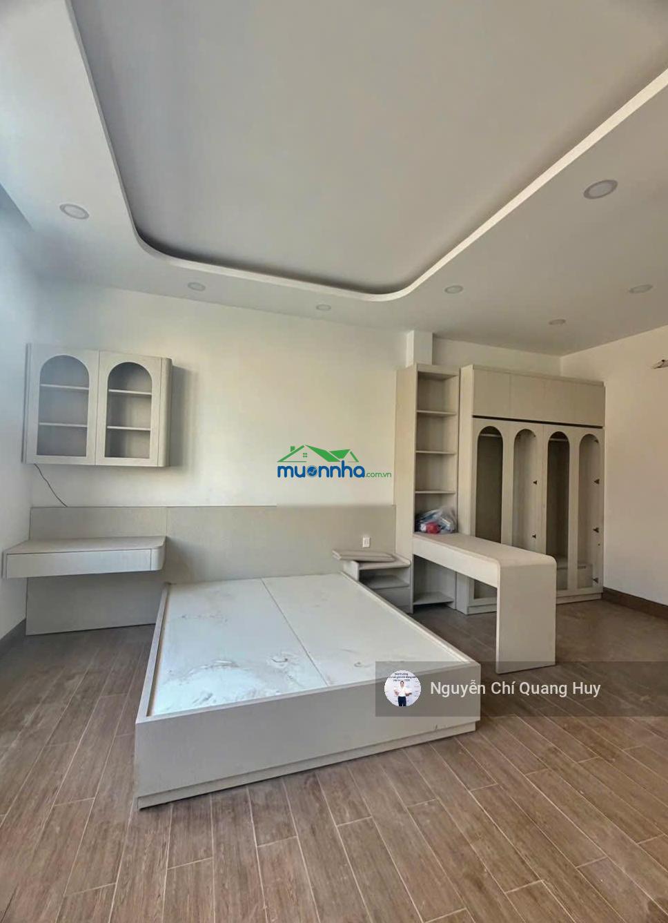 Nhà phố xây dựng mới từ miếng đất trống - đủ nội thất - hẻm 3m huỳnh tấn phát, gần công an thị trấn