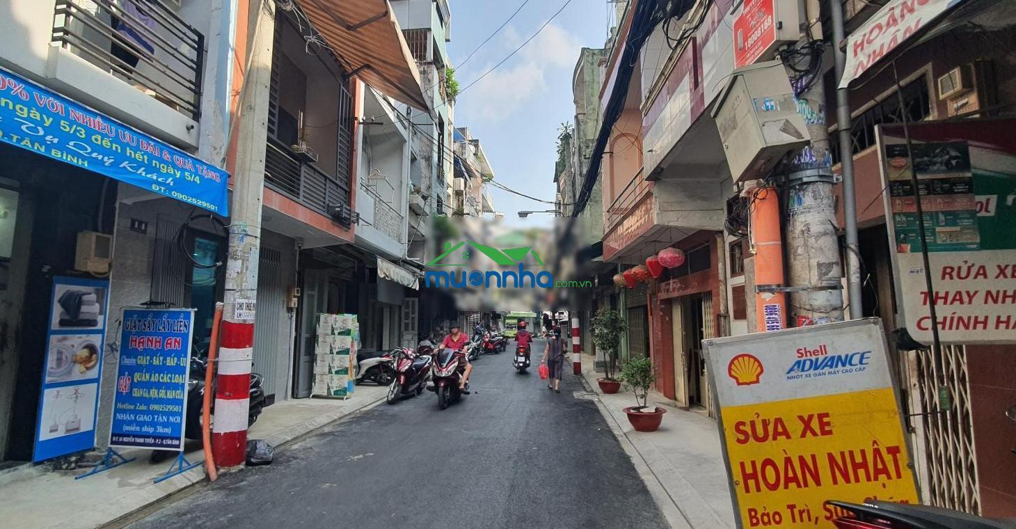 Tòa chdv 16 phòng hẻm lê văn sỹ tân bình 2 mặt tiền 6 tầng thang máy - dòng tiền 48 triệu - 2