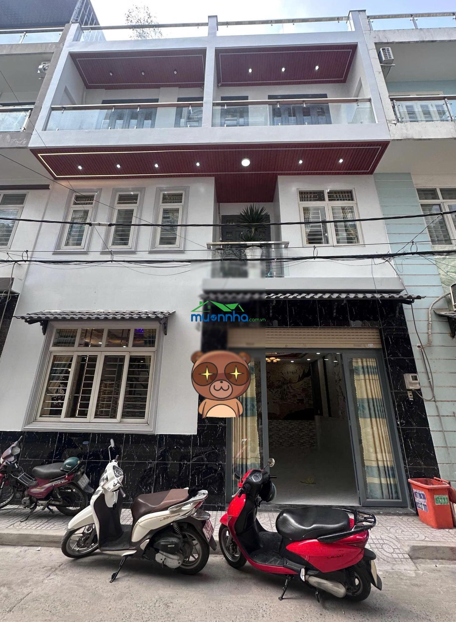 Bán nhà 4 tầng ngay chợ bình thành, giáp tân phú, ngang lớn 8m, hẻm xe hơi chỉ nhỉnh 5 tỷ