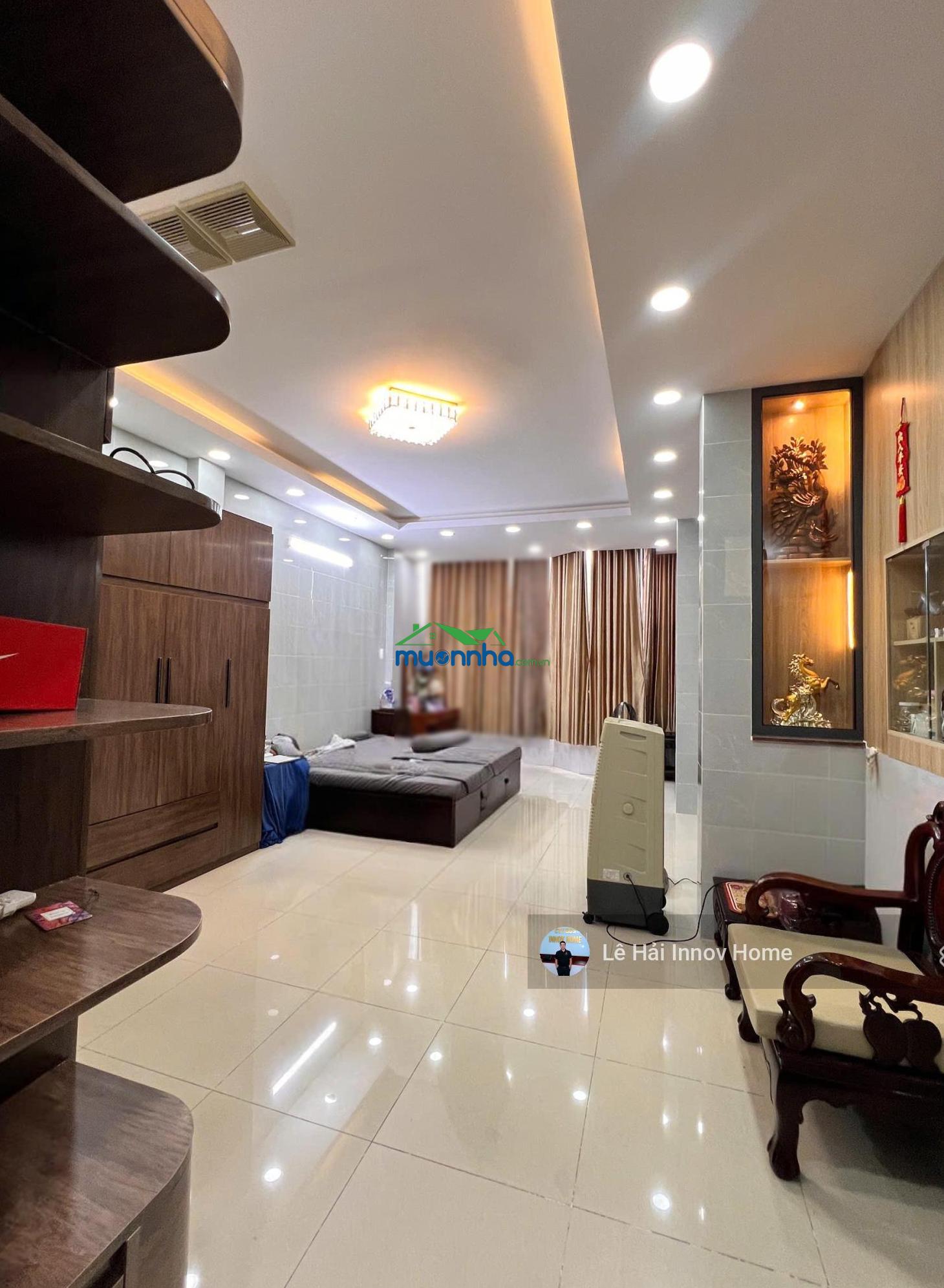 13,5 tỷ - khu 351 lê đại hành - đường nhựa 7m -(4.8x16m, 5 tầng, sân thượng) -nhà mới full nội thất - 2