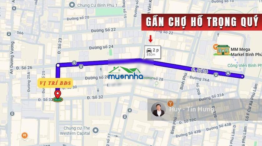 Bán nhà đường nội bộ, khu bình phú, 4.5 x 20m, 3.5 tấm, 11.4 tỷ, gần st mega - 3