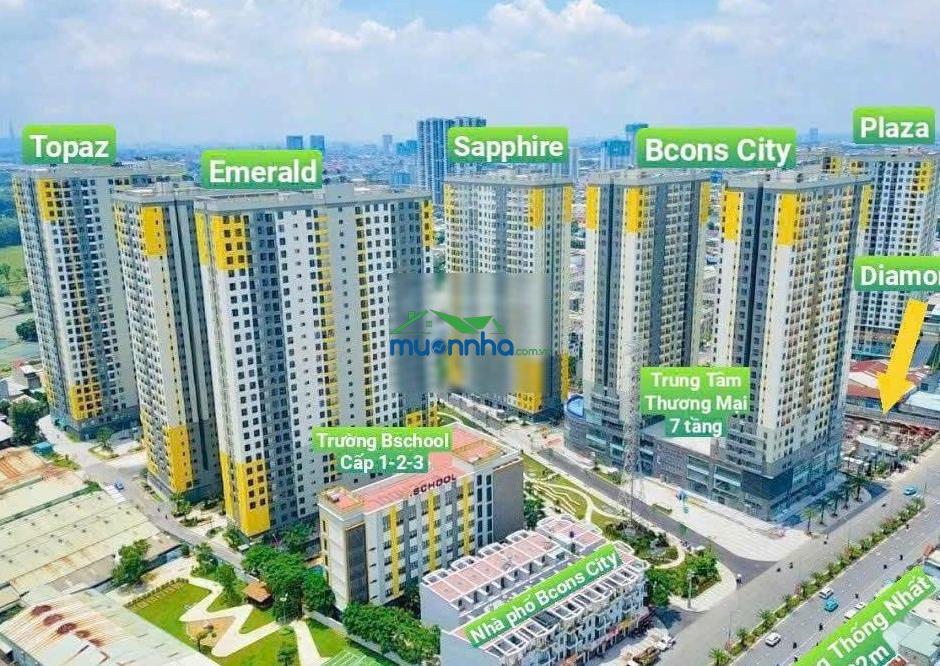 Giá tốt ! căn 2pn bcons city ở tối đa 4 người, chỉ 5tr5/tháng - sinh viên, gia đình ở chung cực rẻ