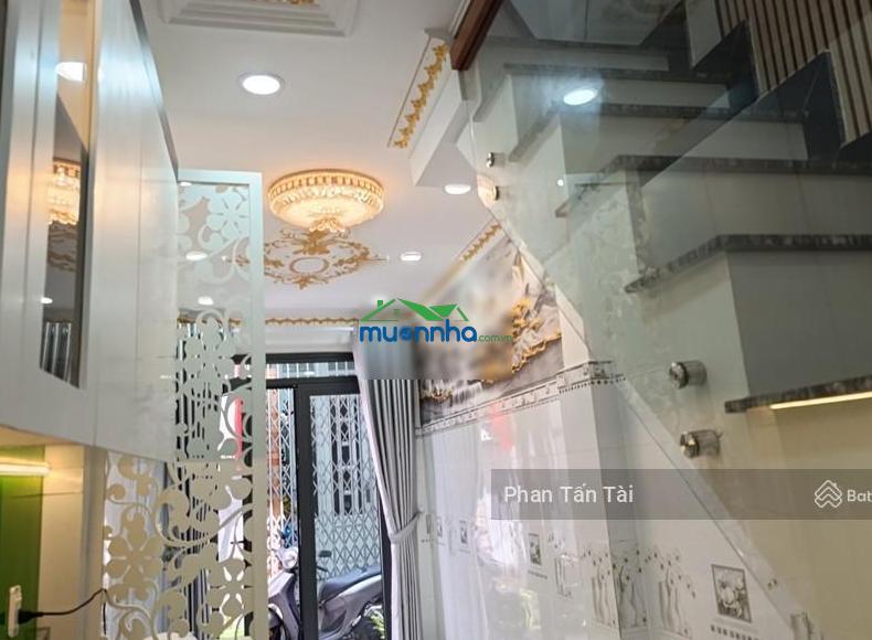 Bán 2,1 tỷ nhà hẻm thông tân hòa đông & chiến lược 2 tầng 1 gác 3pn gần chợ phú lâm nh cho vay 1 tỷ - 2