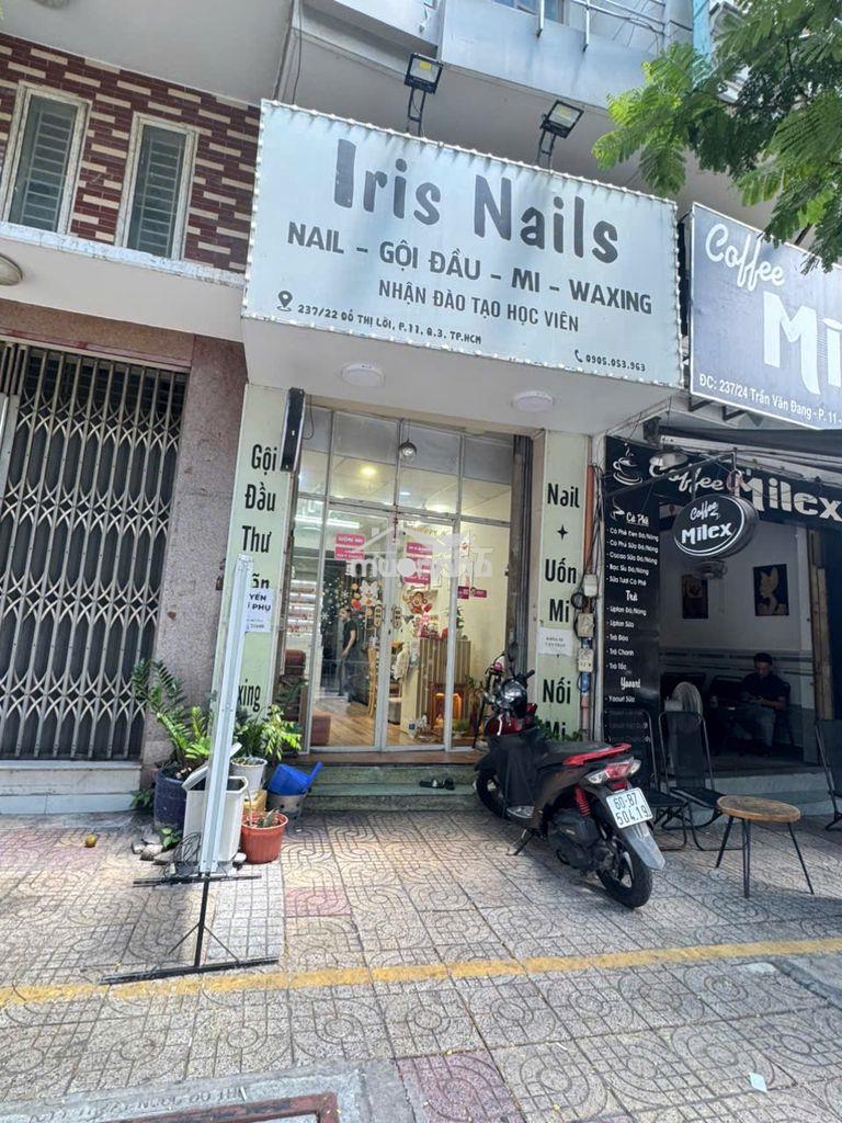 Cho thuê tiệm nails quận 3 - có sẵn khách, full đồ vào làm ngay