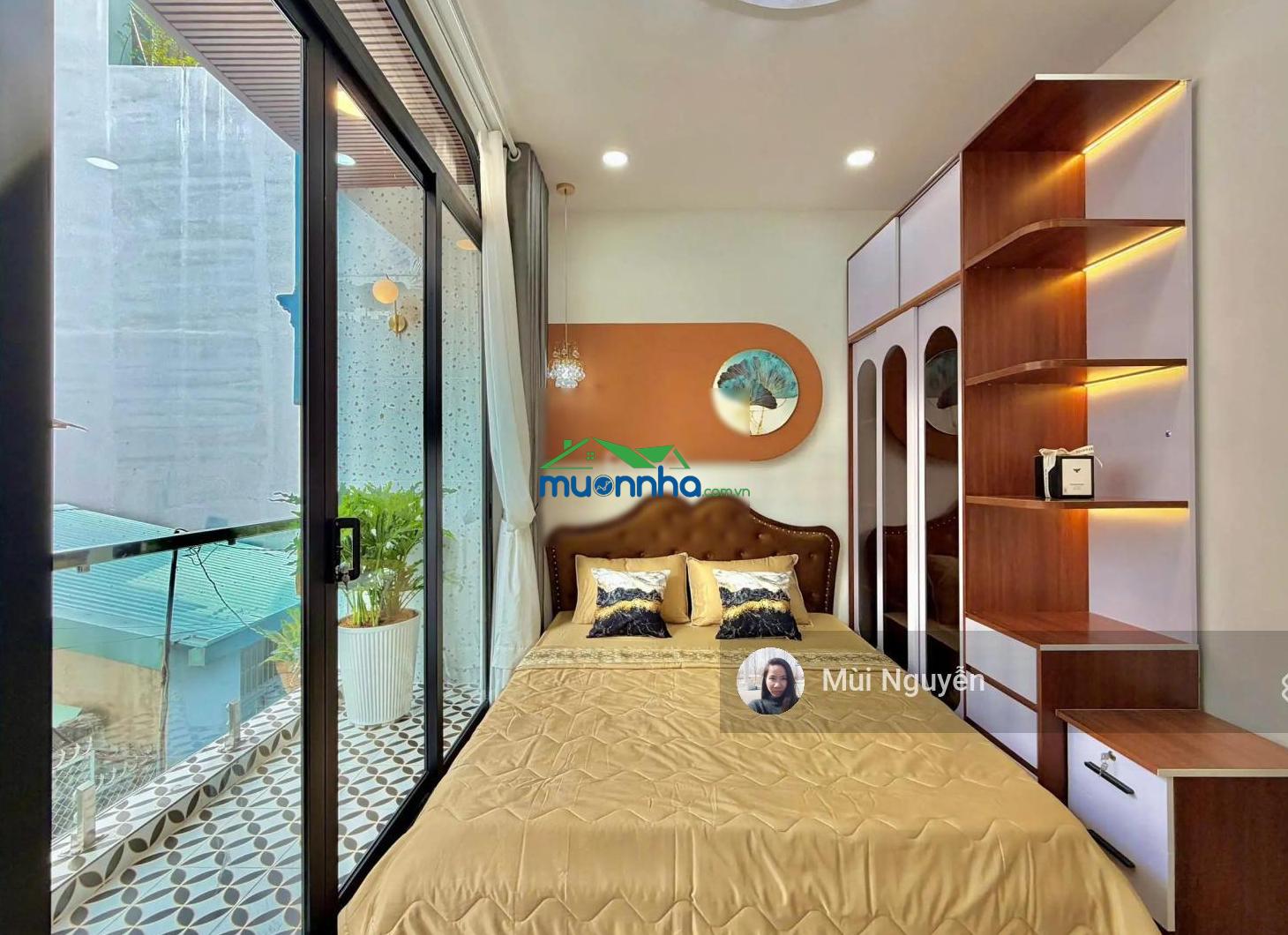 Nhà mới tặng full nội thất hẻm thông tứ phía phan đình phùng - dt: nh 6,4x11,5m, 4 tầng 5p 10,2 tỷ - 3