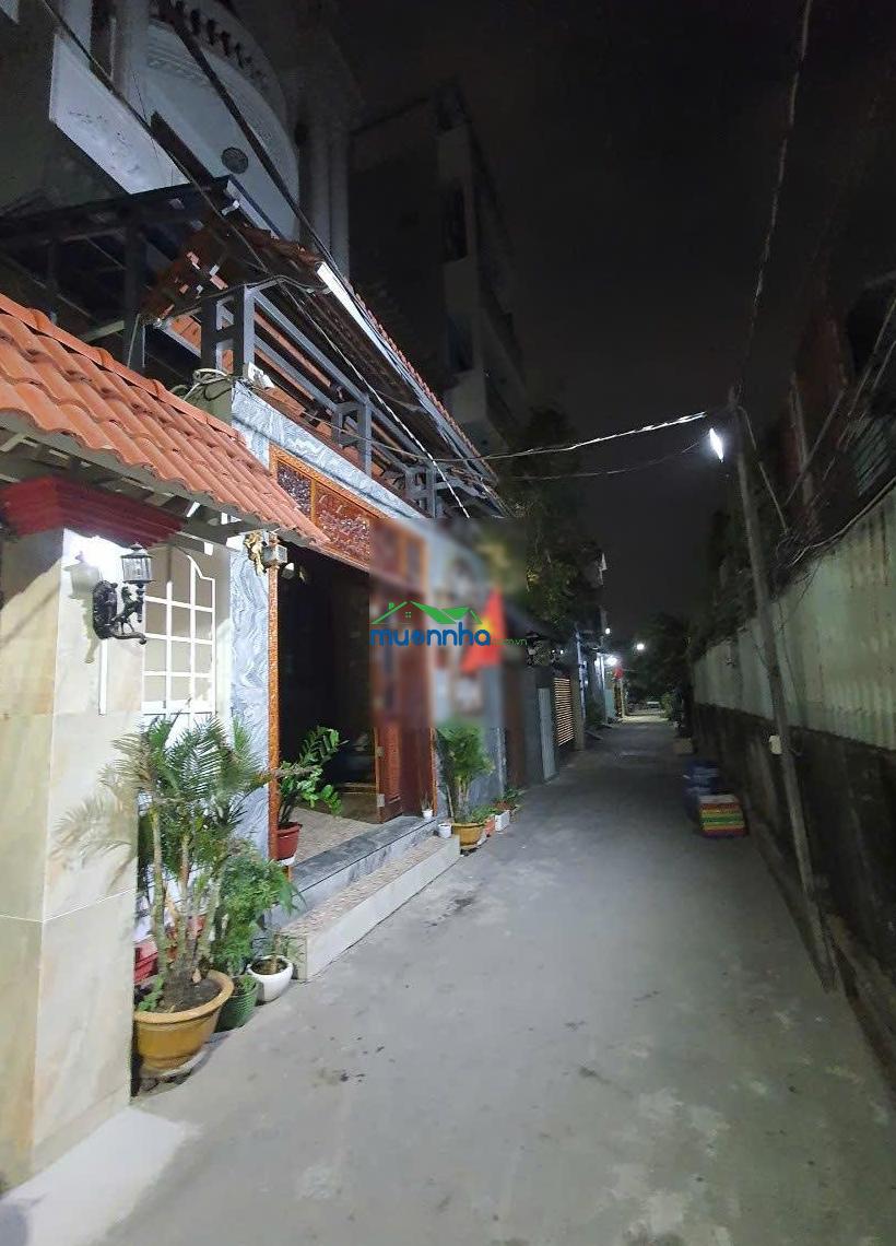 Nhà diện tích đẹp 5,8x16,5m công nhận 94,6m2 dương quảng hàm ngay bờ sông vàm thuật giáp bình thạnh - 4