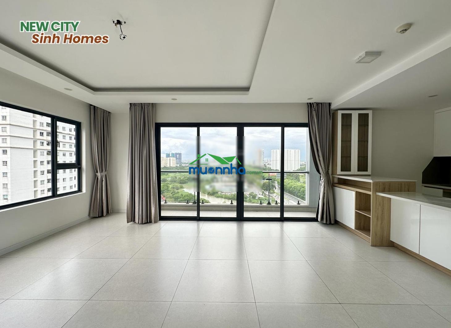 New city - cho thuê 3pn 133 m², căn góc, 2 ban công, nội thất cơ bản, trống sẵn, 26 triệu (có vat) - 2