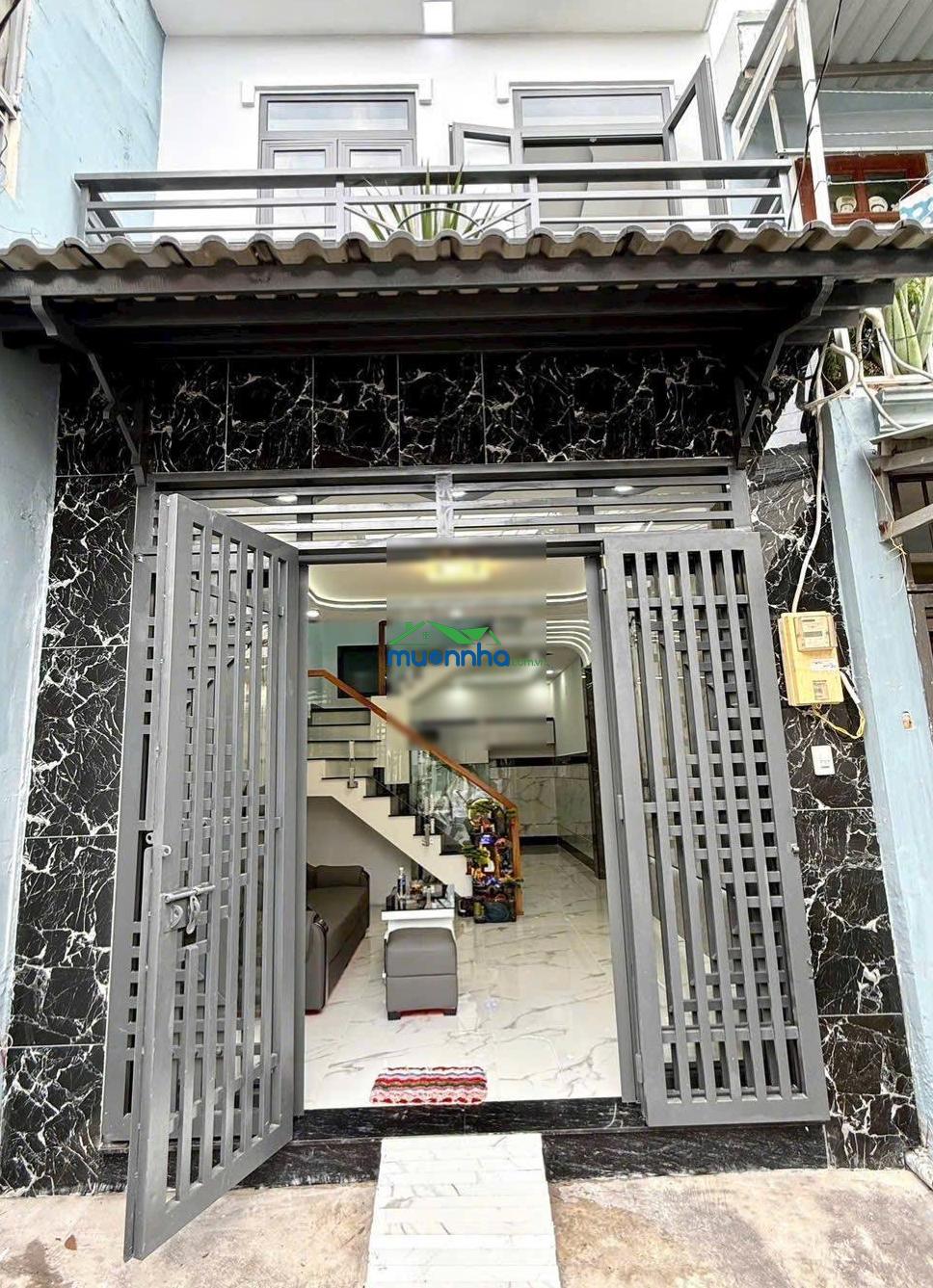 Bán nhà tại đường dương thị mười gần bv quận 12 giá 1,1 tỷ, 4x8m, 2pn + 2wc - 4