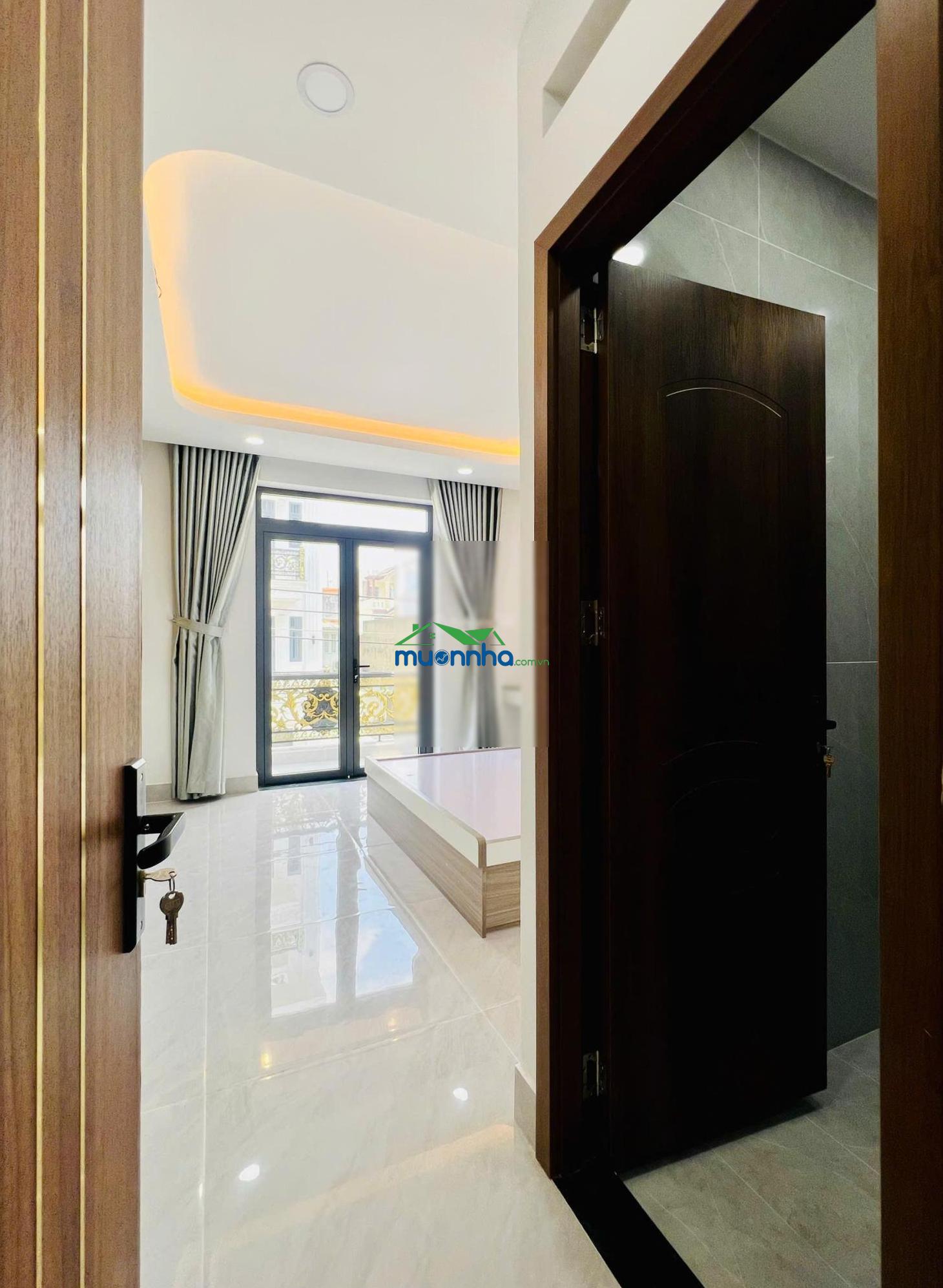 Bán nhà bình tân mới xây chợ gò xoài, giáp tân phú, 68m2 x 5 tầng, giá tốt 7,6 tỷ
