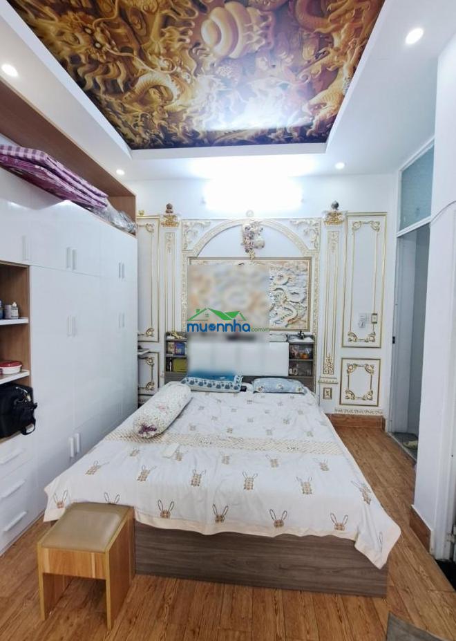 Nhà hẻm xe hơi 8m xe hơi thông 3 tầng sát luỹ bán bích ngang khung hơn 6m hoàn công đủ chỉ 4.7 tỷtl - 4