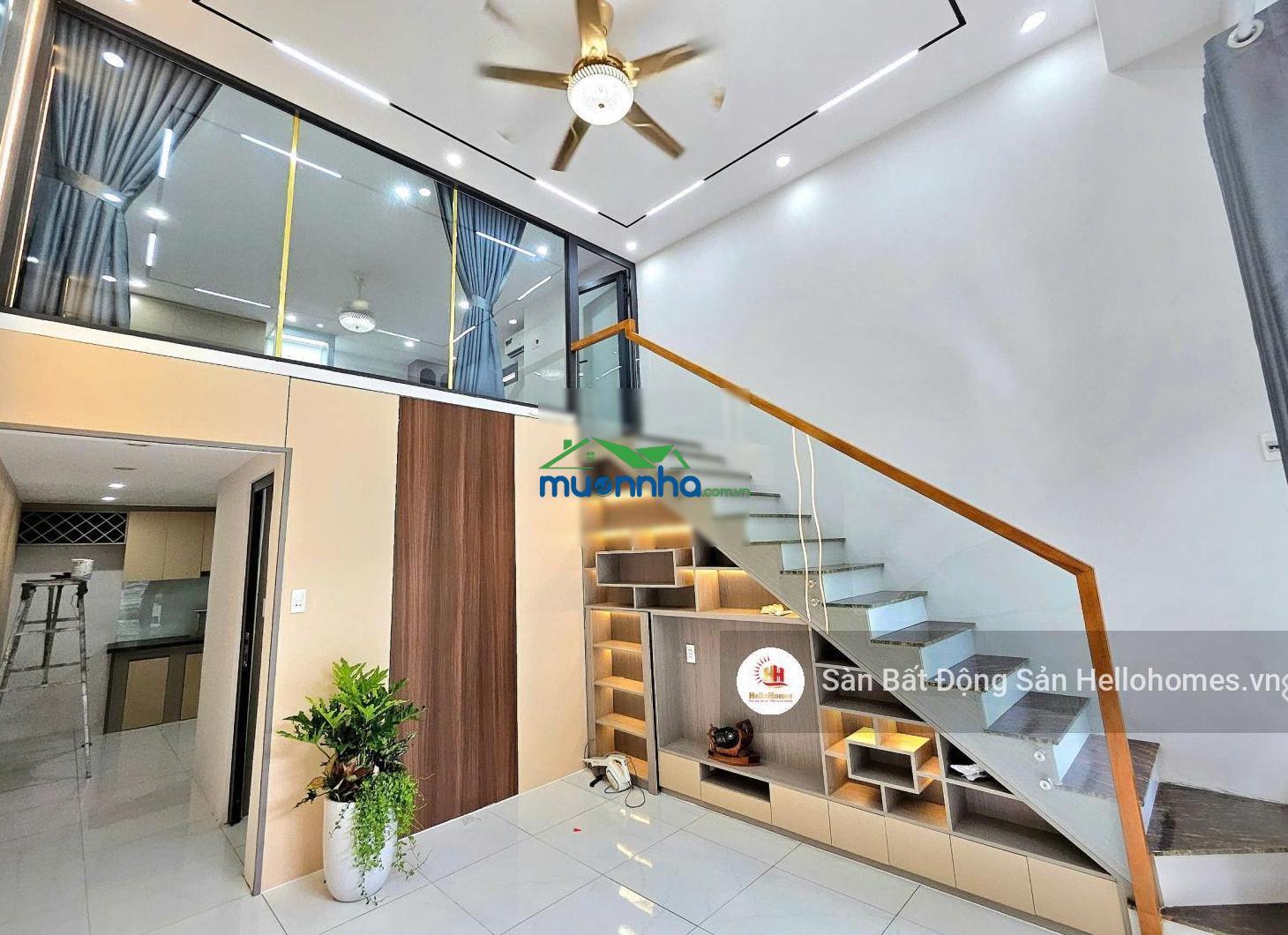 Nhà đẹp full nội thất - hẻm ô tô phan văn hớn, quận 12, sổ hồng riêng 45m2, chỉ 4.2 tỷ - 2