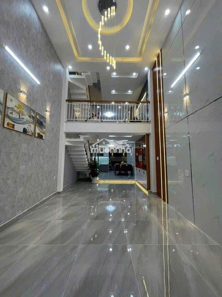 Cho thuê nhà full nội thất 4pn 6wc thạnh lộc 13 an phú đông q12 - 2