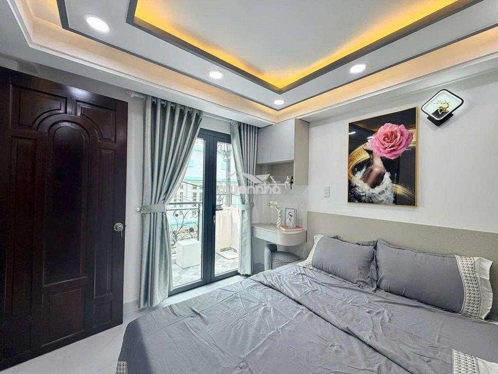 Hơn 8 đồng,nhà sát mặt tiền đoàn thị điểm,phú nhuận,50m2 4pn,nội thất - 4