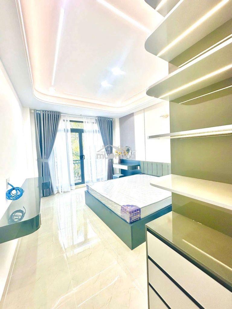Nhà xây mới 4 tầng. xe tải đổ cửa, gần chợ bà chiểu - dọn vào ở ngay. - 4
