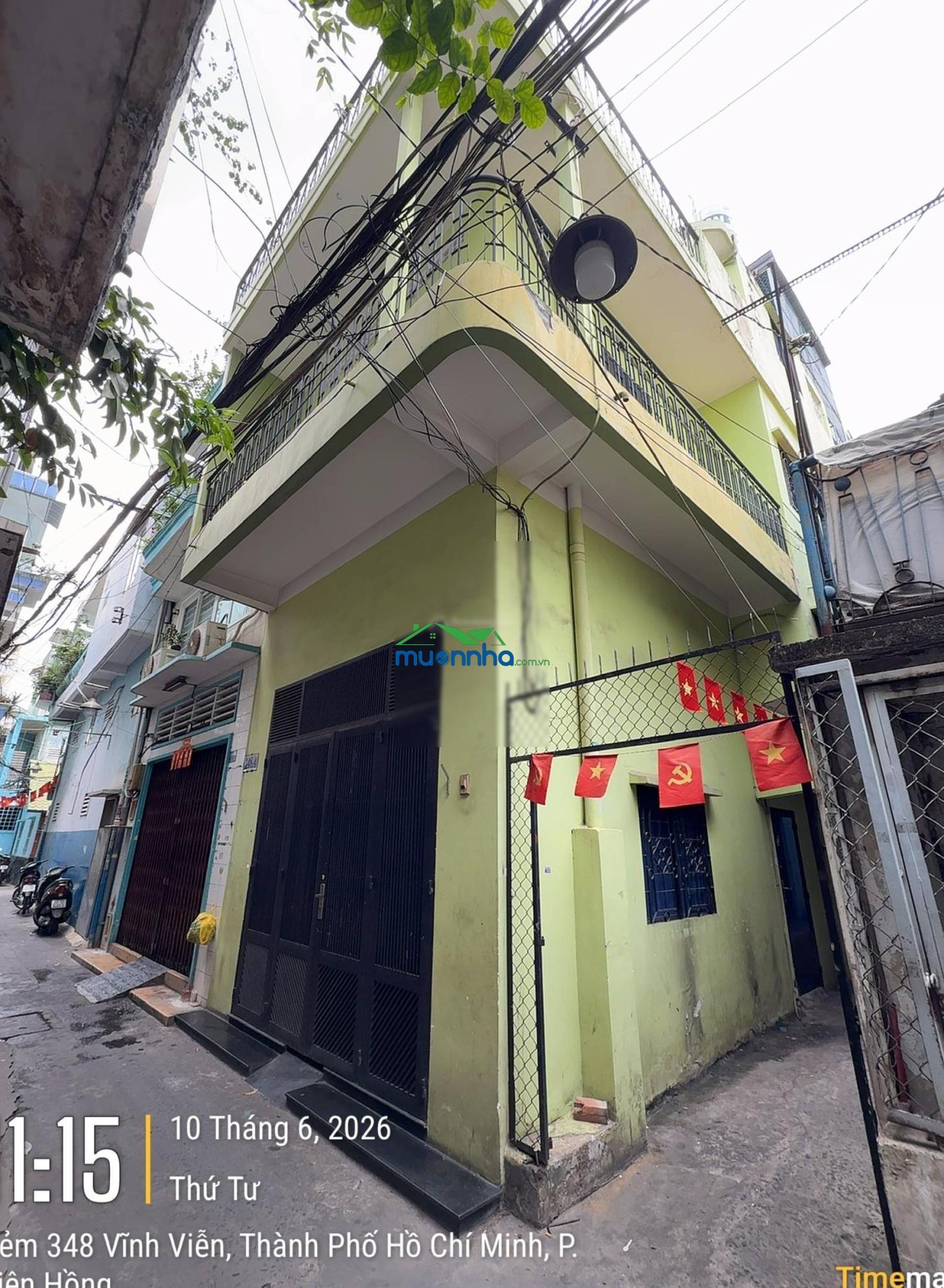 Bán nhà hẻm 4.5m cách mặt tiền 1 căn, cách nguyễn tri phương 50m, 4x8m nhà 4 tầng, 7 tỷ tl - 2