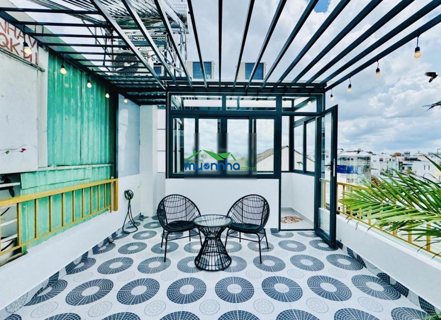 Hxh nguyễn văn đậu, hoàng hoa thám, 4 tầng(3pn) sd: 100m2, sân thượng, 20m ra mặt tiền - 2