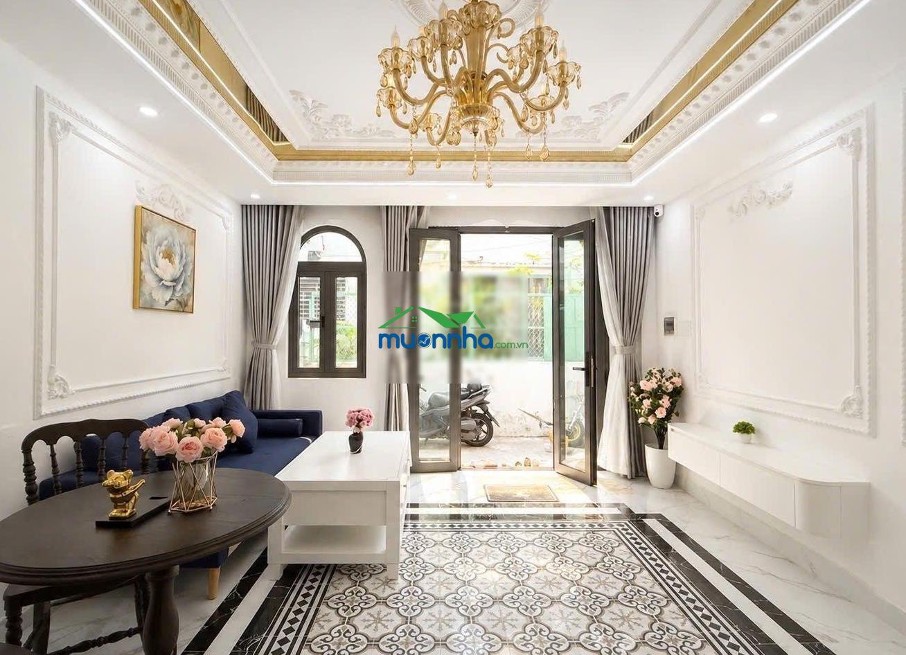Siêu phẩm xây mới gần nguyễn văn trỗi nhà đẹp nội thất vip 43m2 với 3 phòng ngủ ban công trước sau