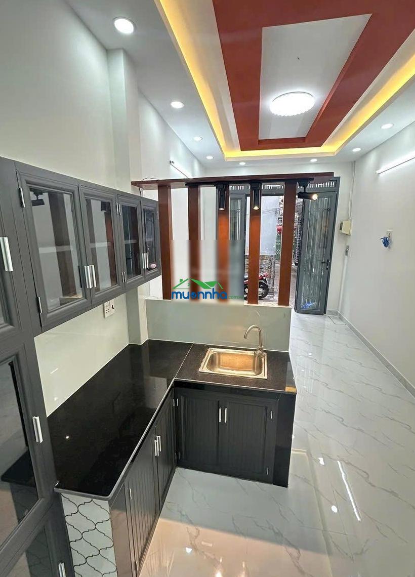 Bán nhà hẻm 154 đường âu dương lân, phường 3, quận 8, dt 3mx9m trệt 2l - 4