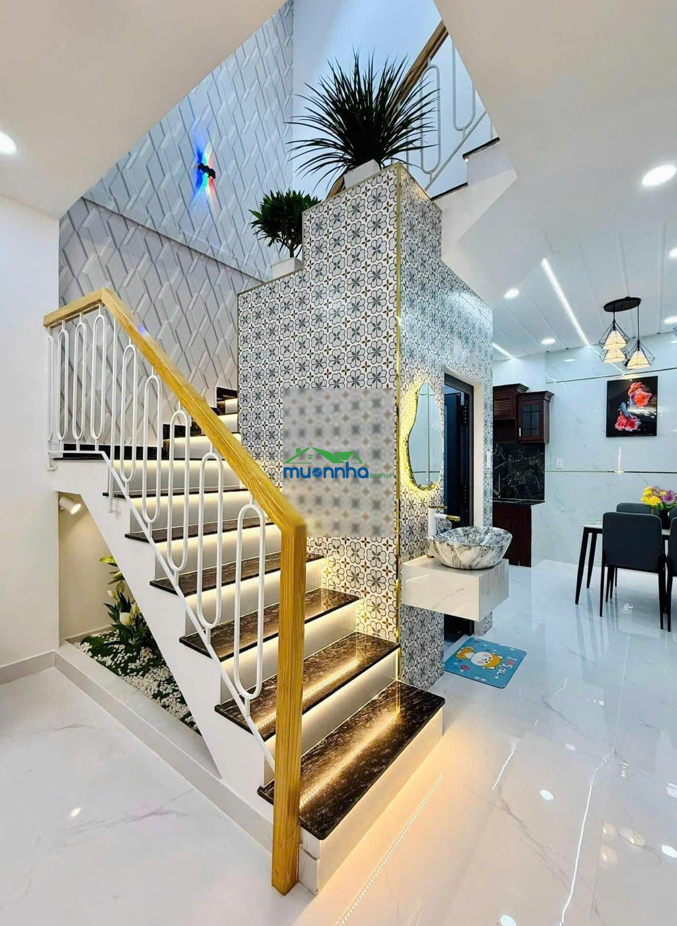 Xoay vốn kinh doanh bán gấp nhà 38,3m2 giá 1tỷ590 triệu đường phan văn trị phường 5 gò vấp sổ riêng - 2