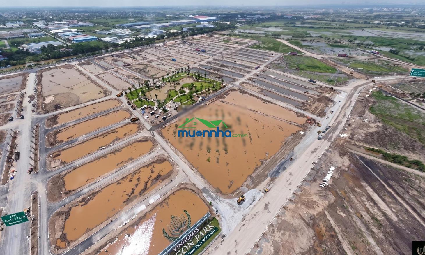 Full view công viên sát lô góc trục 39m, dts 222,30m² cn 70m², tts chỉ hơn 8tỷ - 3