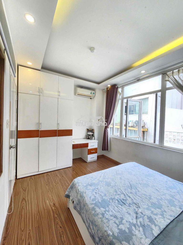 Cho thuê căn hộ 1 phòng ngủ có thang máy cửa sổ trời lớn ở nguyễn trãi - 4
