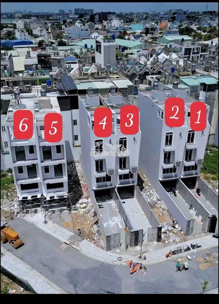 06 căn siêu phẩm 4m x 30m. 4 tầng athang máy hẻm 13m nguyễn ảnh thủ
