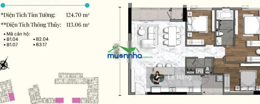 Bán căn hộ góc 3pn gladia heights 124m2 hoàn thiện cơ bản - 4