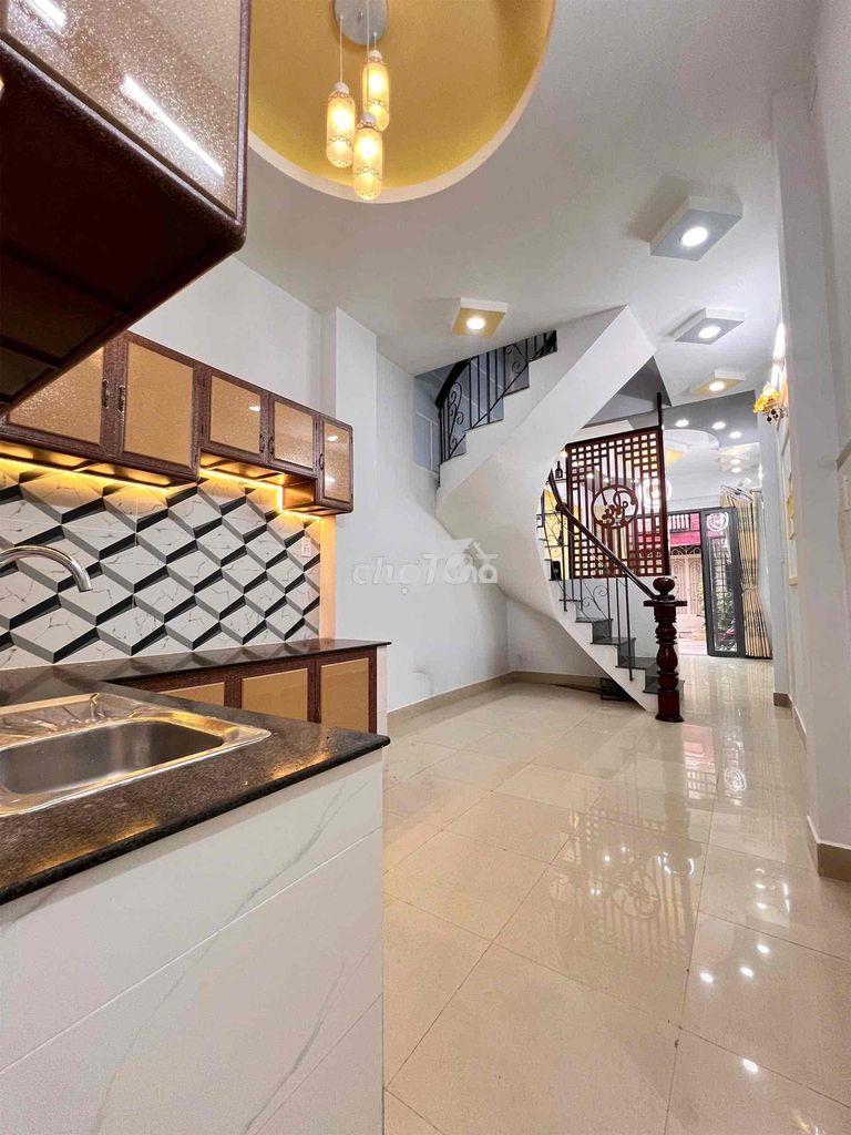 5.95 tỷ 3 tầng mới - hẻm xe hơi gần ngã tư lạc long quân - âu cơ - 4