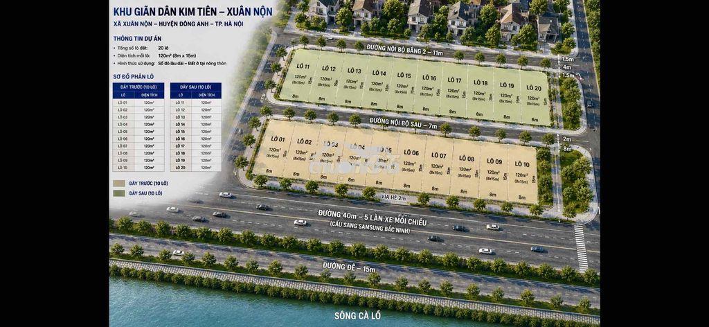 🔥 Bán 120m2 đất giãn dân kim tiên – xuân nộn, đông anh 🔥 - 2