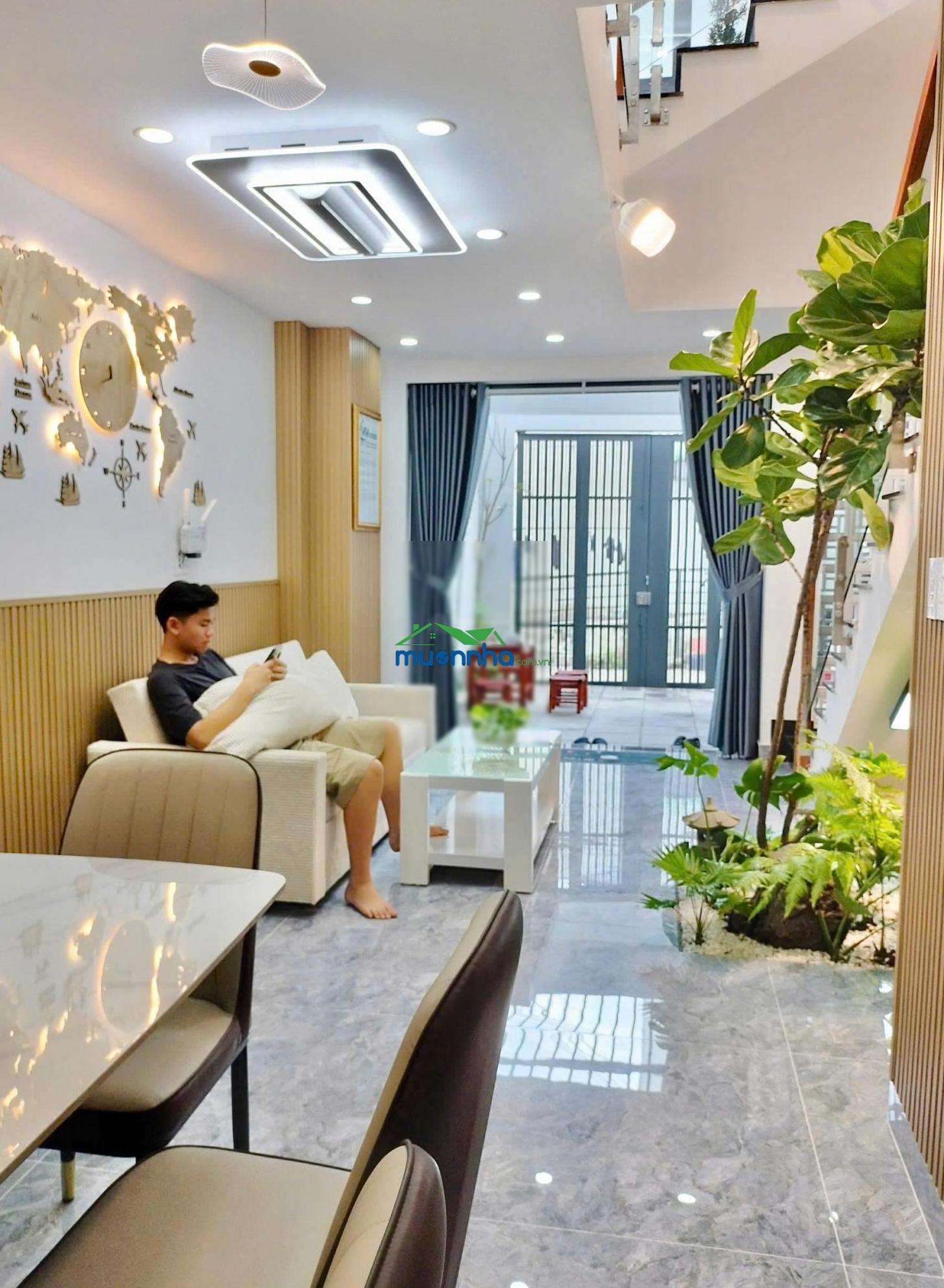 Bán nhà 4 tấm mới tinh full nội thất hẻm xe tải tỉnh lộ 10