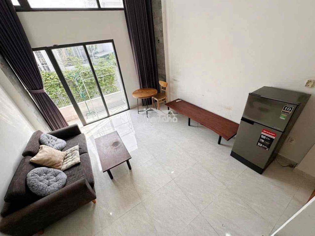 Cho thuê căn hộ 2 không gian ngủ - full nội thất - ban công - 3