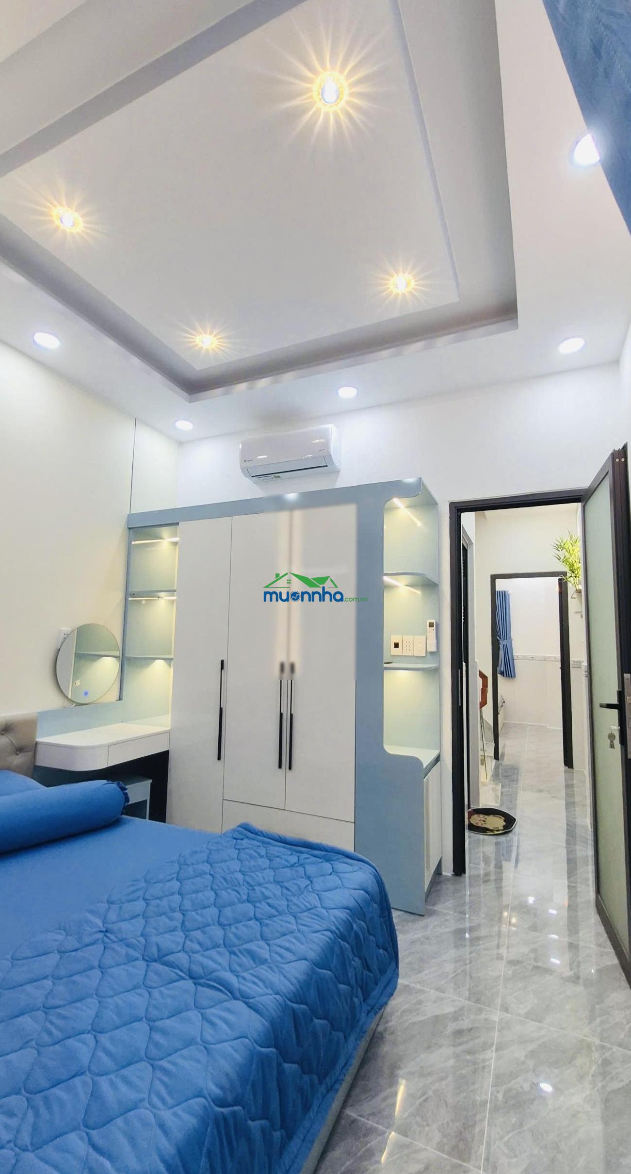 Nhà mới xây, full nội thất, hẻm 4m, hưng phú, 4 tầng, p10 q8