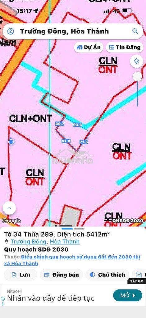 Đất tây ninh 1.058m2 745 triệu sh - 3