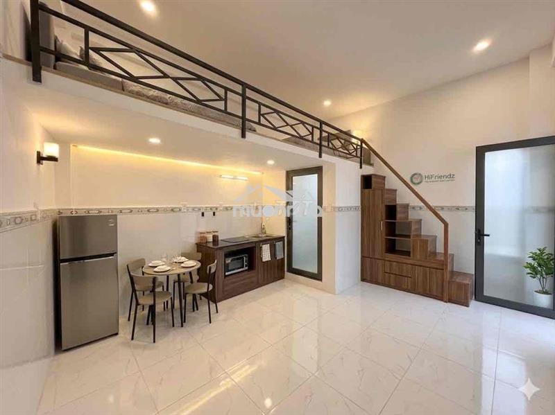 Cho thuêcăn hộ mới xây-gần nguyễn kiệm-full nt-ban công 35m2-thang máy