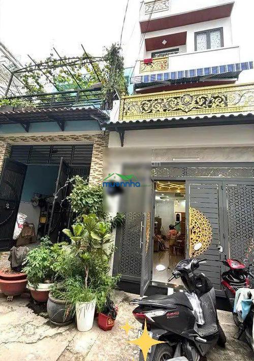 Nhà đẹp 4 tầng, hẻm xe hơi 8m thông, dt (4x12,5)m, gò xoài, bình tân, giá 5,9 tỷ còn tl