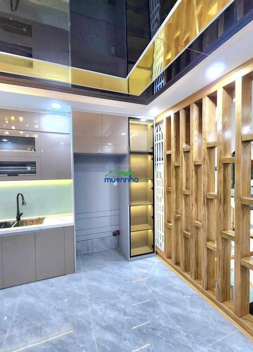 Nhà 5 tầng xây mới ken dtsd 300m kdc đồng bộ dt 60m hẻm xe tải thông full nội thất giá 7.6 tỷ - 2